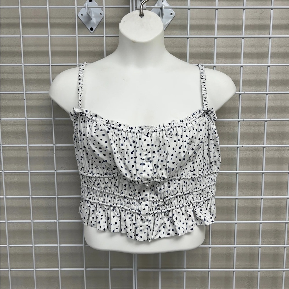 J. CREW Premium Cinched Waist Cropped Tank - NEW - Size XXL